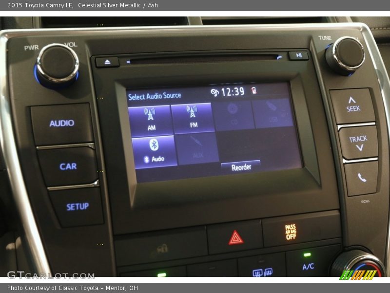 Celestial Silver Metallic / Ash 2015 Toyota Camry LE