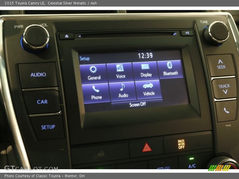 Celestial Silver Metallic / Ash 2015 Toyota Camry LE