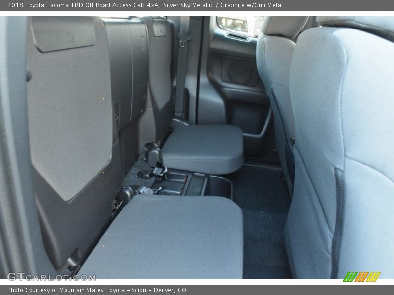 Silver Sky Metallic / Graphite w/Gun Metal 2018 Toyota Tacoma TRD Off Road Access Cab 4x4
