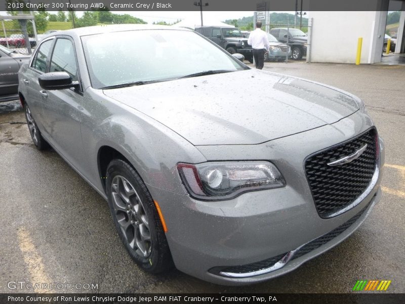 Ceramic Grey / Black 2018 Chrysler 300 Touring AWD