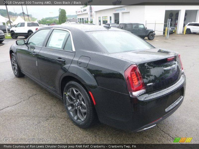 Gloss Black / Black 2018 Chrysler 300 Touring AWD