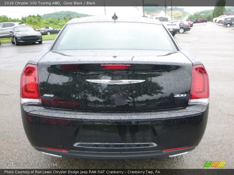 Gloss Black / Black 2018 Chrysler 300 Touring AWD