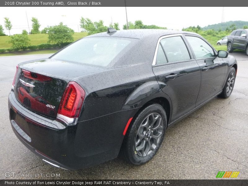 Gloss Black / Black 2018 Chrysler 300 Touring AWD