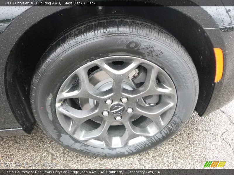 Gloss Black / Black 2018 Chrysler 300 Touring AWD