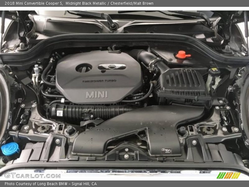 Midnight Black Metallic / Chesterfield/Malt Brown 2018 Mini Convertible Cooper S