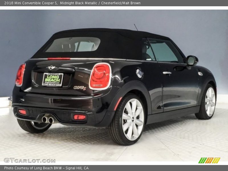 Midnight Black Metallic / Chesterfield/Malt Brown 2018 Mini Convertible Cooper S