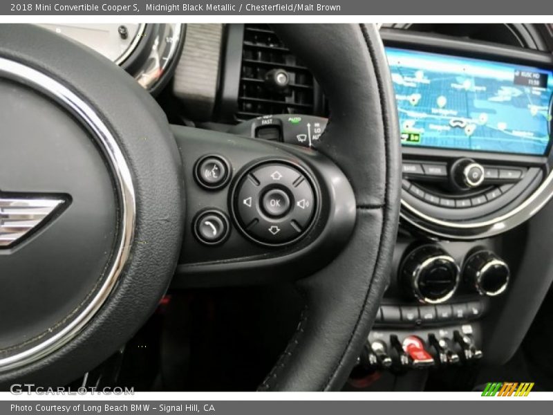 Midnight Black Metallic / Chesterfield/Malt Brown 2018 Mini Convertible Cooper S