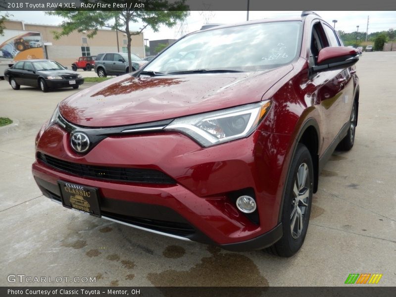Ruby Flare Pearl / Ash 2018 Toyota RAV4 XLE
