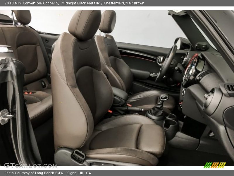 Front Seat of 2018 Convertible Cooper S