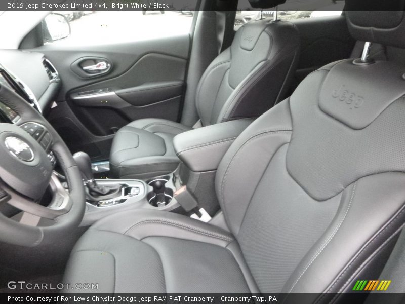 Bright White / Black 2019 Jeep Cherokee Limited 4x4
