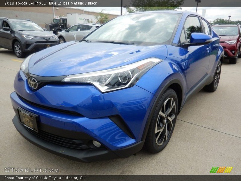 Blue Eclipse Metallic / Black 2018 Toyota C-HR XLE