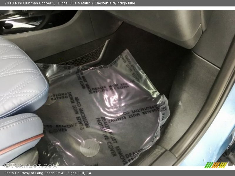 Digital Blue Metallic / Chesterfield/Indigo Blue 2018 Mini Clubman Cooper S