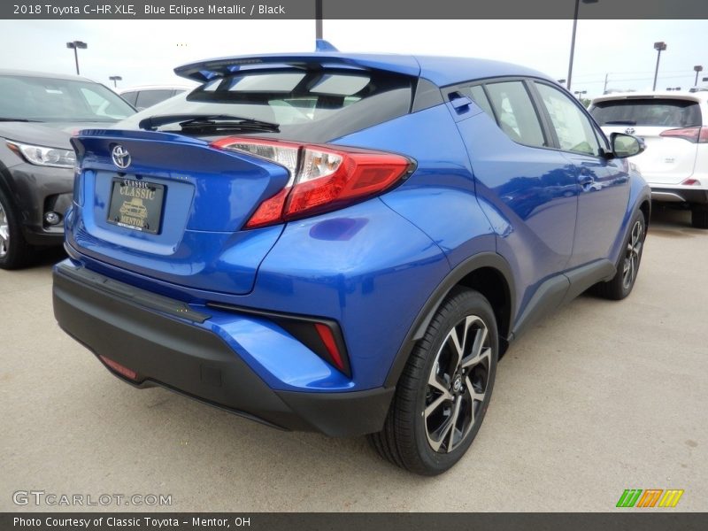 Blue Eclipse Metallic / Black 2018 Toyota C-HR XLE