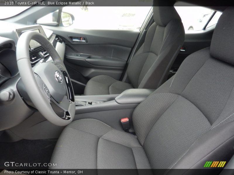 Blue Eclipse Metallic / Black 2018 Toyota C-HR XLE