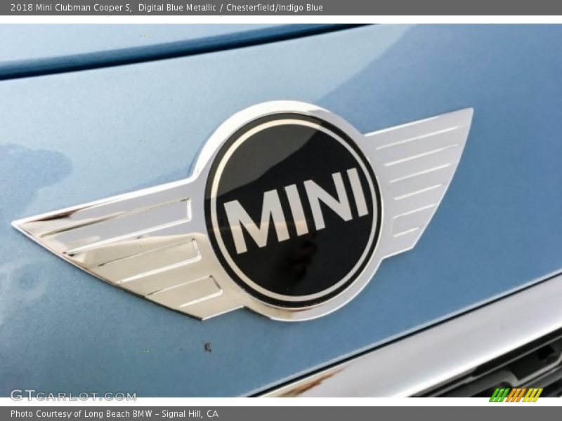Digital Blue Metallic / Chesterfield/Indigo Blue 2018 Mini Clubman Cooper S