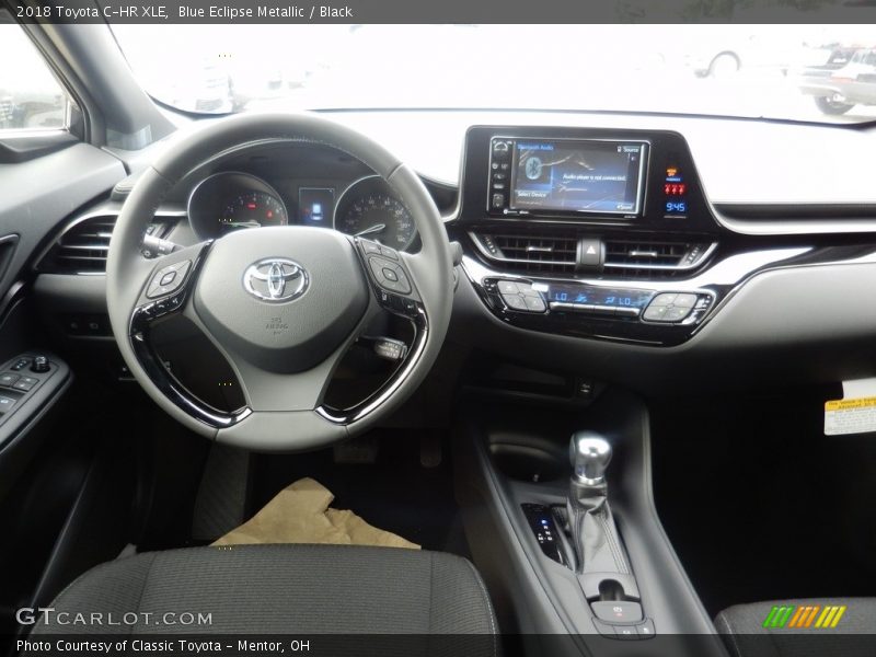 Blue Eclipse Metallic / Black 2018 Toyota C-HR XLE
