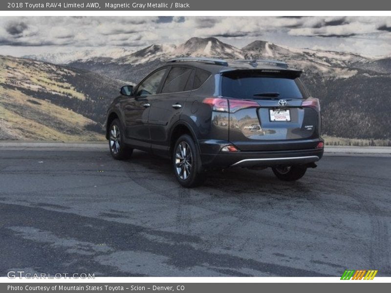 Magnetic Gray Metallic / Black 2018 Toyota RAV4 Limited AWD