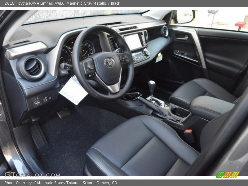 Magnetic Gray Metallic / Black 2018 Toyota RAV4 Limited AWD