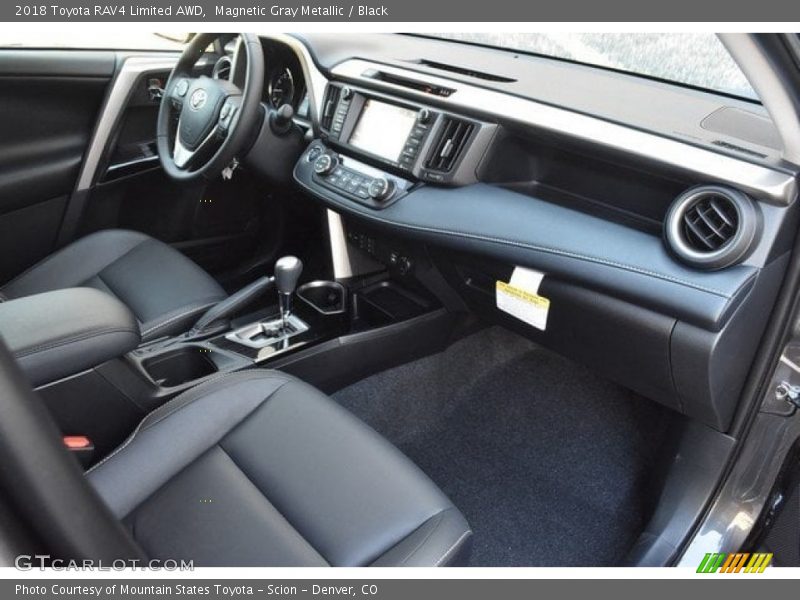 Magnetic Gray Metallic / Black 2018 Toyota RAV4 Limited AWD