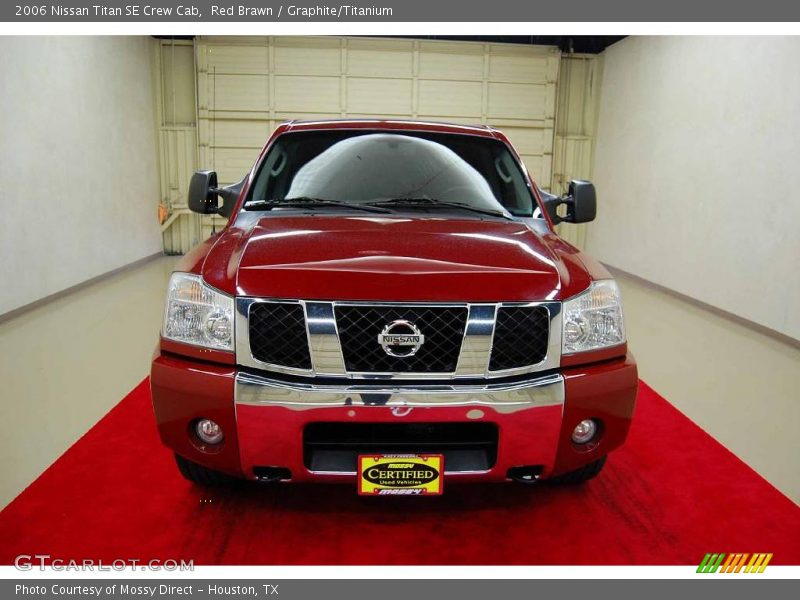 Red Brawn / Graphite/Titanium 2006 Nissan Titan SE Crew Cab