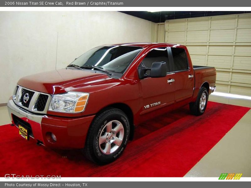 Red Brawn / Graphite/Titanium 2006 Nissan Titan SE Crew Cab