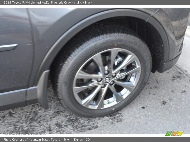 Magnetic Gray Metallic / Black 2018 Toyota RAV4 Limited AWD