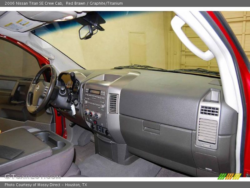 Red Brawn / Graphite/Titanium 2006 Nissan Titan SE Crew Cab
