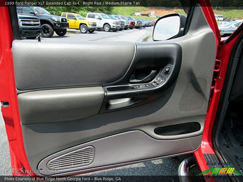 Bright Red / Medium Prairie Tan 1999 Ford Ranger XLT Extended Cab 4x4
