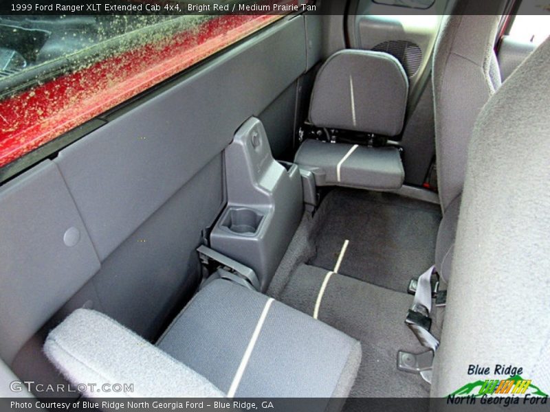 Bright Red / Medium Prairie Tan 1999 Ford Ranger XLT Extended Cab 4x4
