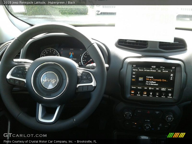 Hypergreen / Black 2018 Jeep Renegade Latitude