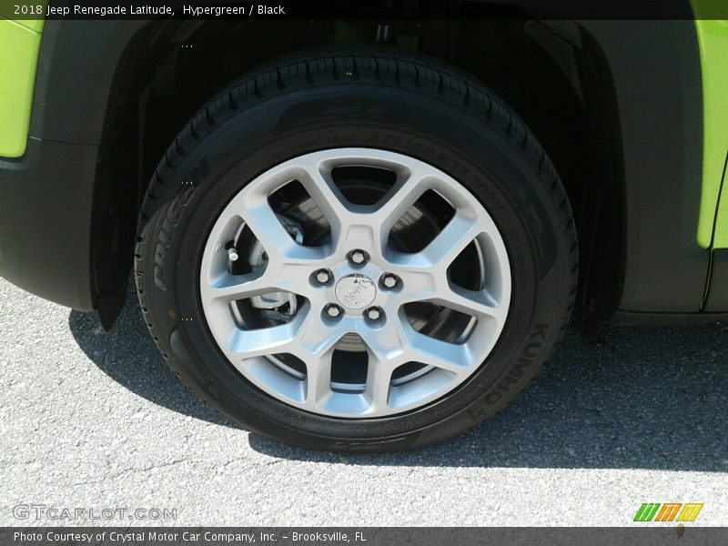 Hypergreen / Black 2018 Jeep Renegade Latitude
