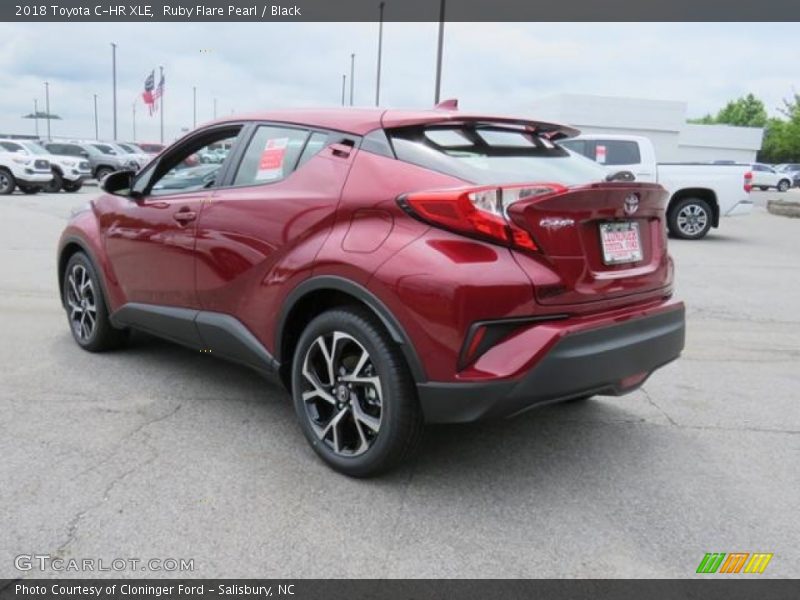 Ruby Flare Pearl / Black 2018 Toyota C-HR XLE