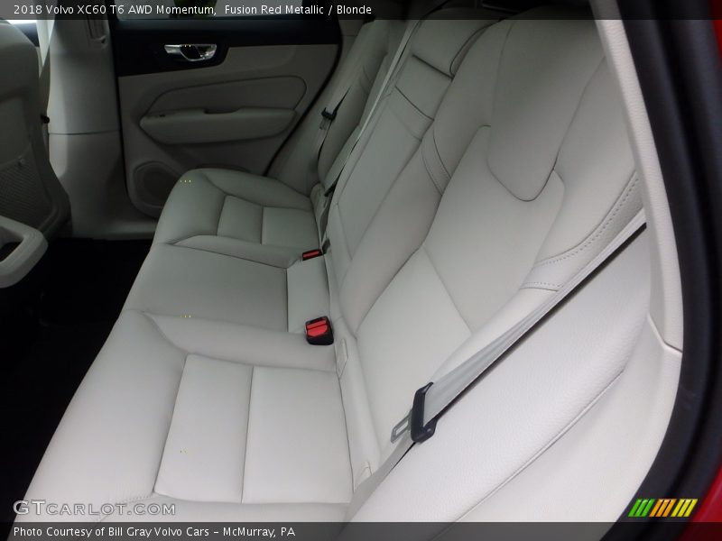 Rear Seat of 2018 XC60 T6 AWD Momentum