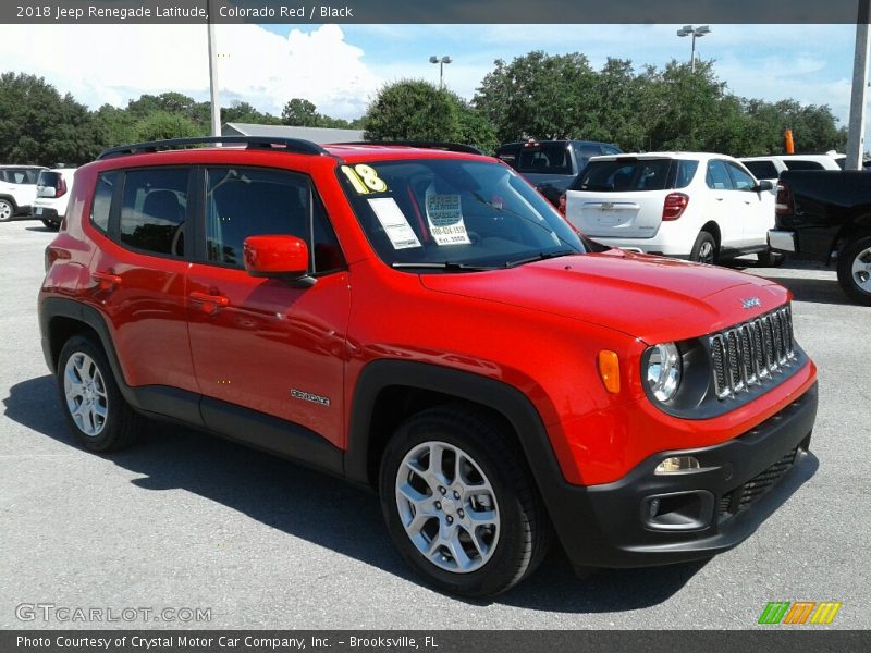 Colorado Red / Black 2018 Jeep Renegade Latitude