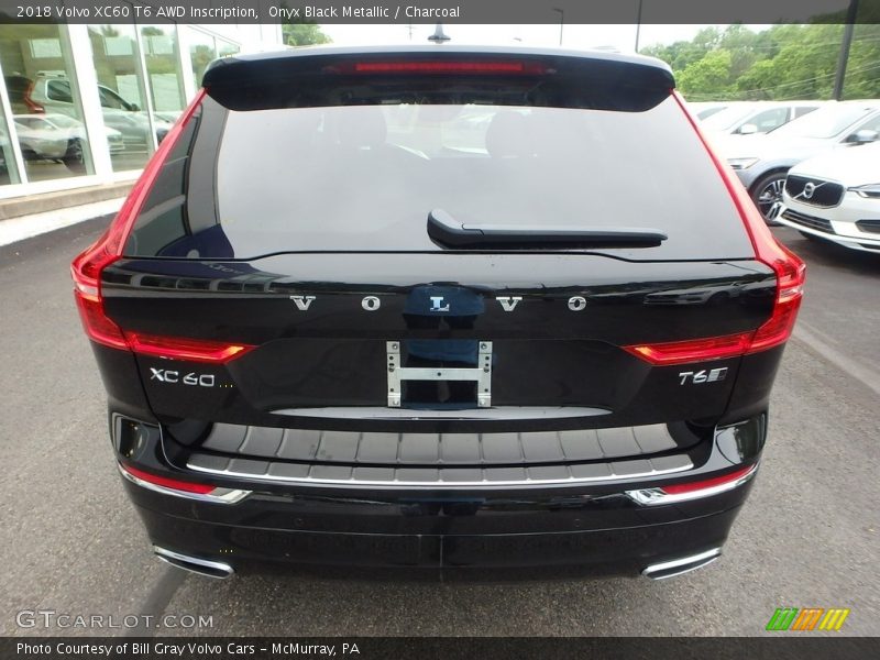 Onyx Black Metallic / Charcoal 2018 Volvo XC60 T6 AWD Inscription