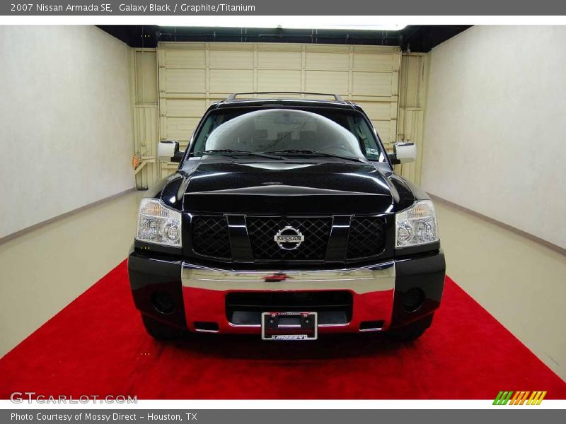 Galaxy Black / Graphite/Titanium 2007 Nissan Armada SE