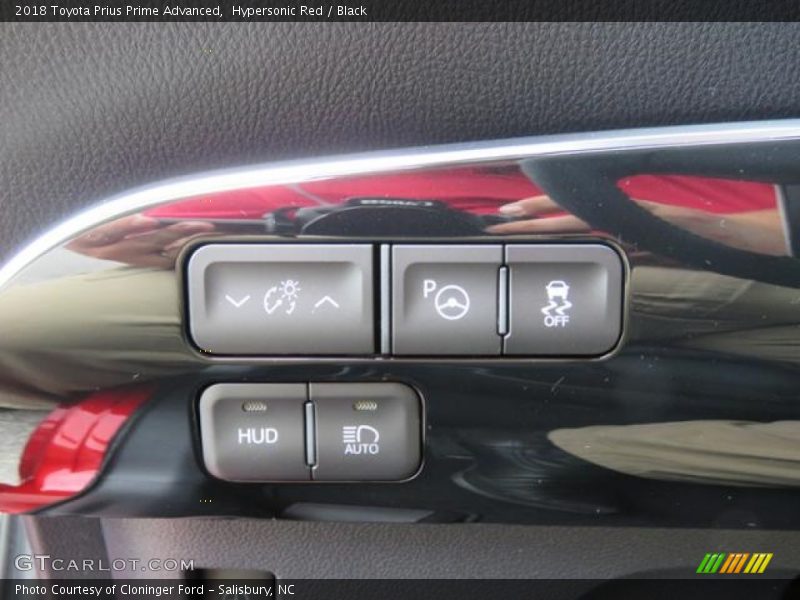 Controls of 2018 Prius Prime Advanced