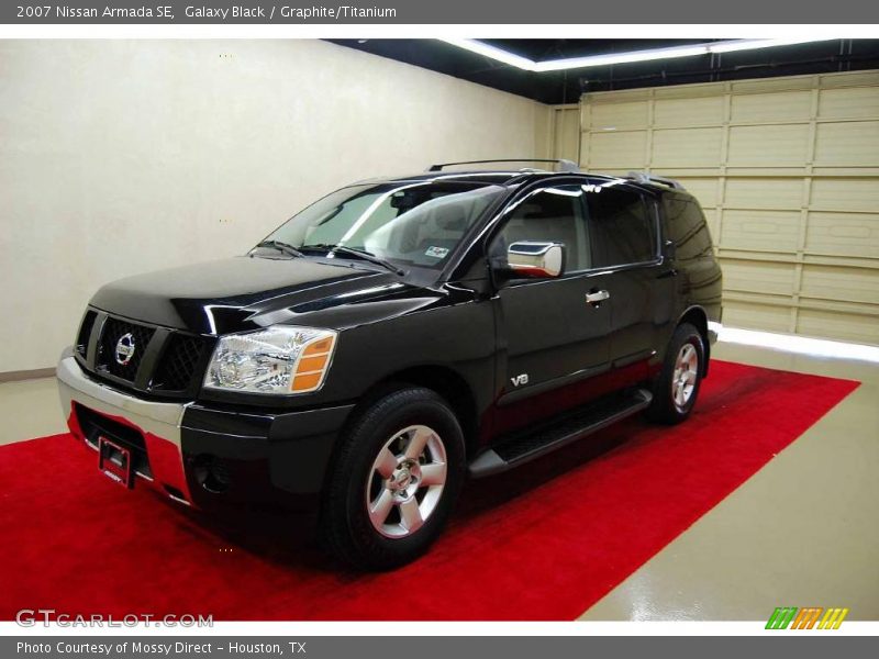 Galaxy Black / Graphite/Titanium 2007 Nissan Armada SE