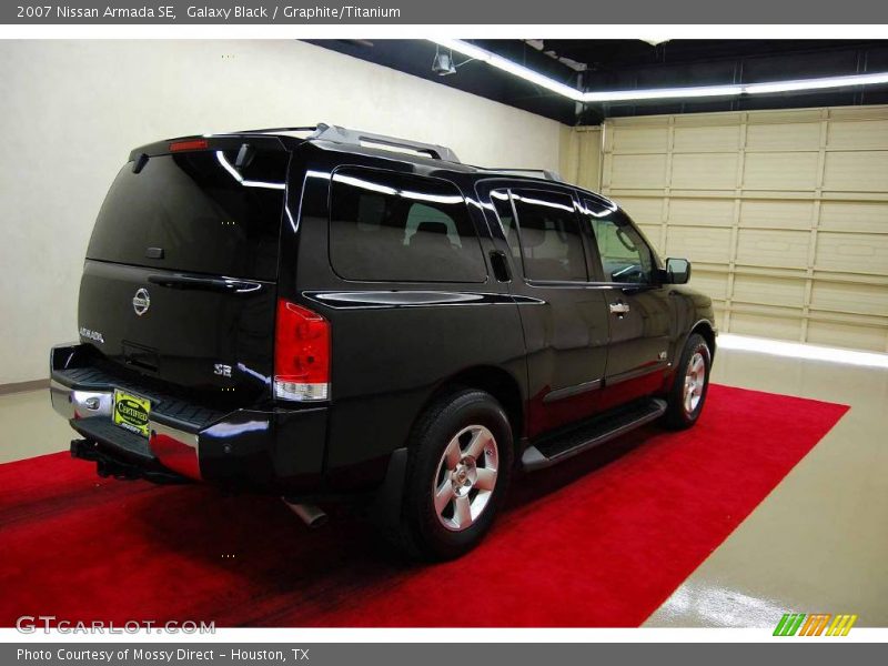 Galaxy Black / Graphite/Titanium 2007 Nissan Armada SE