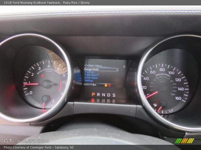  2018 Mustang EcoBoost Fastback EcoBoost Fastback Gauges