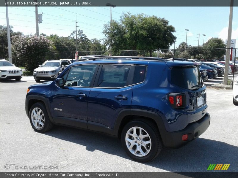 Jetset Blue / Black 2018 Jeep Renegade Latitude