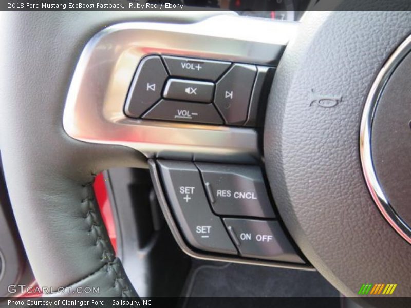 Controls of 2018 Mustang EcoBoost Fastback