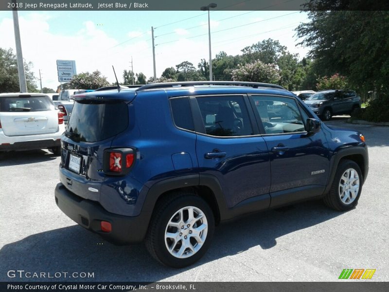 Jetset Blue / Black 2018 Jeep Renegade Latitude