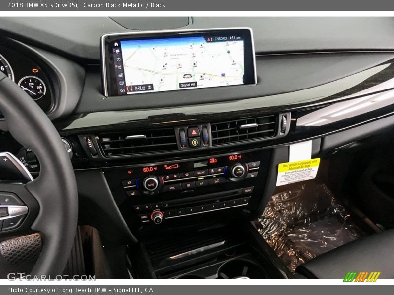 Carbon Black Metallic / Black 2018 BMW X5 sDrive35i