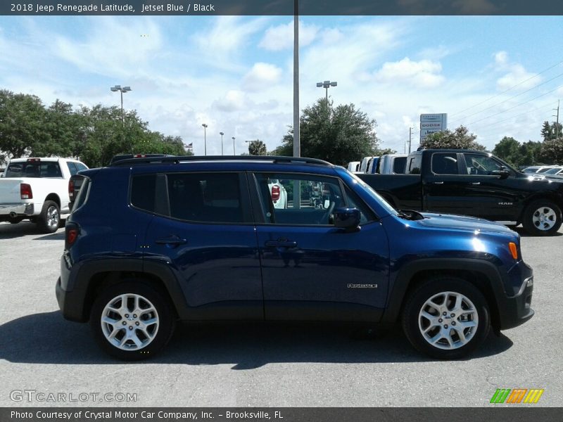 Jetset Blue / Black 2018 Jeep Renegade Latitude