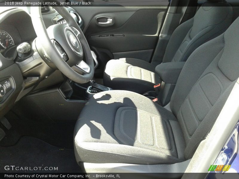 Jetset Blue / Black 2018 Jeep Renegade Latitude