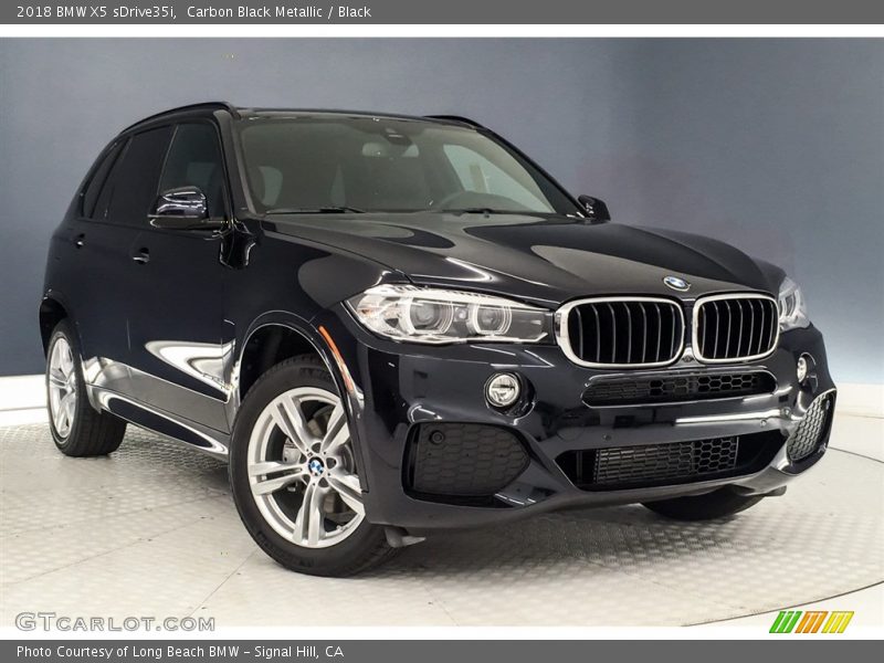 Carbon Black Metallic / Black 2018 BMW X5 sDrive35i