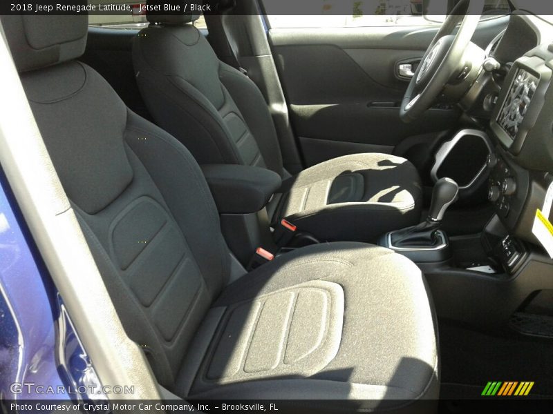 Jetset Blue / Black 2018 Jeep Renegade Latitude