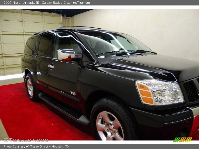 Galaxy Black / Graphite/Titanium 2007 Nissan Armada SE