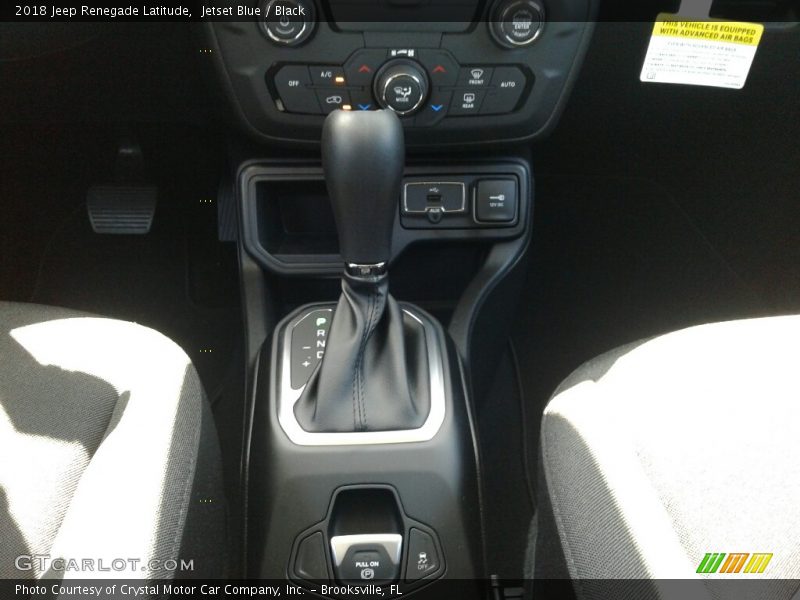 Jetset Blue / Black 2018 Jeep Renegade Latitude